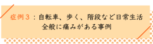 変形性ひざ関節症改善事例３