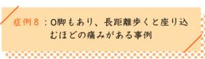 変形性ひざ関節症改善事例８